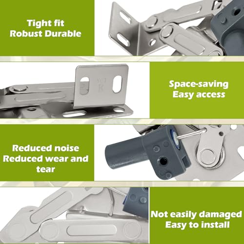 Image of LD-0220-50SC Soft Close Pivot Hinges Self Closing Cabinet Door Hinge