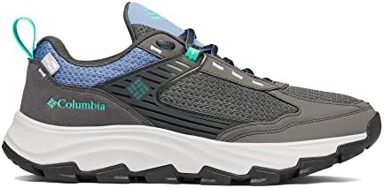 Columbia Women's Hatana Max Outdry Hiking Shoe, Dark Grey/Electric Turquoise, 9 Wide | Image 5