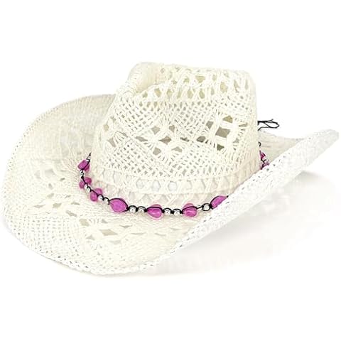 Amlisia Vintage Straw Cowboy Hat for All Cover