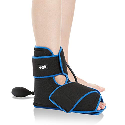 Bodyprox Ankle Ice Pack Injuries, Hot & Cold Air Compression Ankle Brace Support, Helps Stabilize Relieve Achilles Tendon Pain, Ankle Sprains, Arthritis, Joint Pain Sports Injury