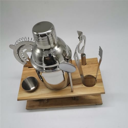 Juego de Coctelera de Acero Inoxidable 7 piezas miniatura 5