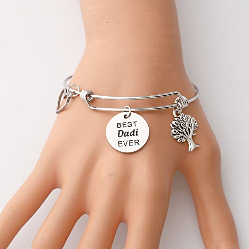 CENWA Dadi Gifts Best Dadi Ever Bracelet Gift for Dadi Mothers Day Gift Dadi Present4
