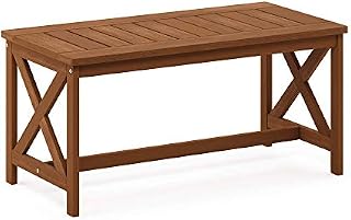 Furinno Patio Tables, Wood, Natural, one size