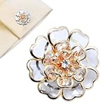 de botones para botones de camisa - Decoración de ropa en forma de flor de Metal Vintage DIY,Señoras Blusas Joyería Clip Botones | para Mujer Abuela Madre Mujer Hija
