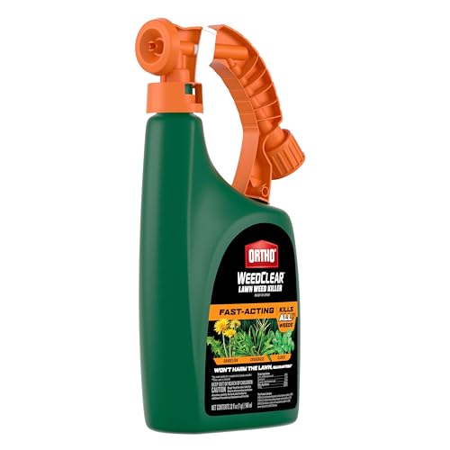 Image of Ortho WeedClear Lawn Weed Killer Ready-to-Spray, Kills Crabgrass, Dandelion and Clover, Hose-End Application, 32 fl. oz., 2-Pack