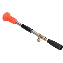 Eujgoov High Pressure Sprayer,G1/2 High Pressure Sprayer,Agricultural Sprayer Male Thread High Pressure Sprayer Long Range Handheld Agricultural Atomizer Tangerine