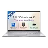 ASUS Vivobook 15 (2026),Intel Core 5 120U,(i5-14th Gen),Fingerprint Sensor,8GB RAM,512GB SSD,FHD,15.6"(39.6 cm),Win 11,M365 Basic(1Y),Office 24,Cool Silver,1.7 Kg,X1504VAP-IN011WS,Thin &amp; Light Laptop Amazon Deal