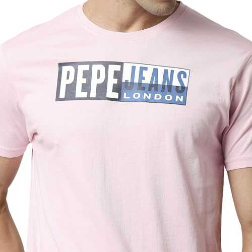 Image of Pepe Jeans Men's Printed Slim Fit T-Shirt