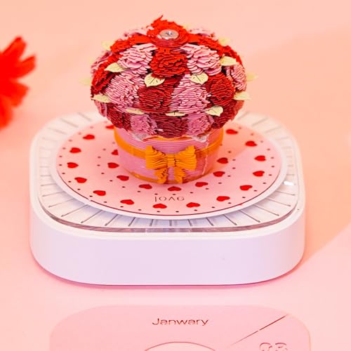 Calendrier 3D bloc-notes rose : fini la routine de bureau monotone