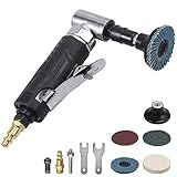 EYPINS Air Grinder,Compressed Air Angle Die Grinder 90 Degree Mini Sander Grinder Polisher Tool Set for Contour Grinding, Polishing, Milling