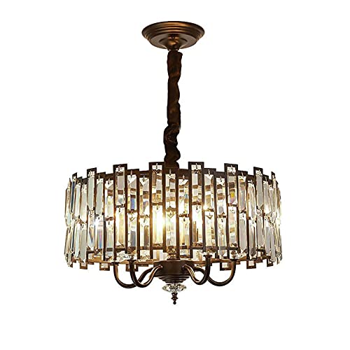 Lustres en cristal modernes d'exception, plafonnier réglable en cristaux K9 ronds