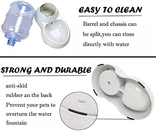 11L Automatic Pet Waterer Dispenser, Large Dog Water Dispenser Station, Self-Dispensing Gravity Water Drinking Fountain (11L/3 Gallon Waterer)