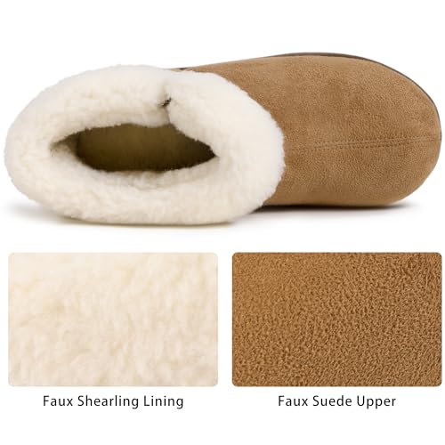 RockDove Women's Sierra Faux Leather Bootie Slipper3