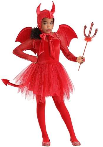Disfraz de Diablo para Niñas miniatura 2