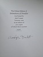 Intimations of Paradise 096702160X Book Cover