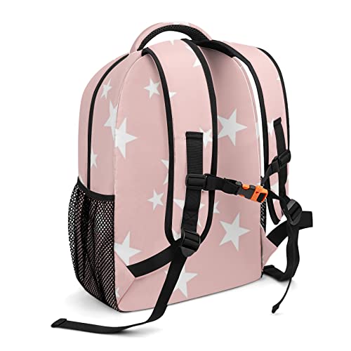 Pink With Stars Personalized School Backpack Waterproof Schoolbag For Kids Chidren Gift With Name #TOP1