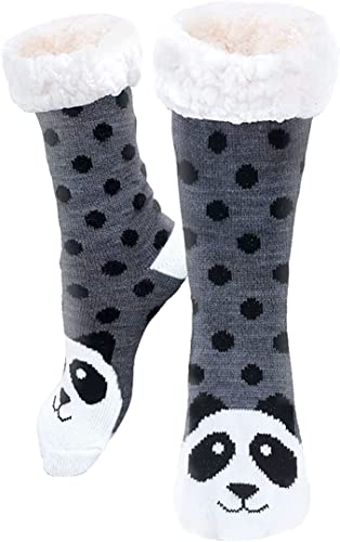 Stoppersocken, Slipper Socken, Hausschuh-Socken, Warme Hüttensocke, Rutschfeste Socken, Damen Wintersocken Warme Flauschige Fuzzy Sock, mit Anti Rutsch Noppen, Das beste Geschenk für einen Freund Cover