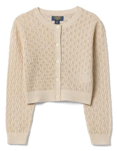 Cardigan regular beige OVS Kids pour fille vêtement mi-saison