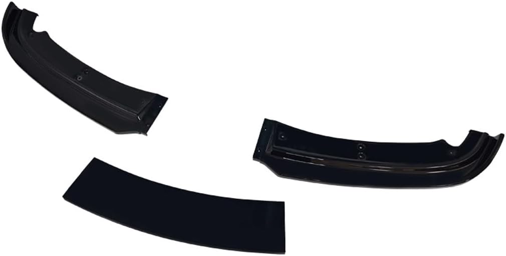 Auto Front Splitters,Car Front Bumper Lip,Car Front Bumper Spoiler,Compatible with 3 Series E90 2009-2011 Three Pieces,Glossy Black