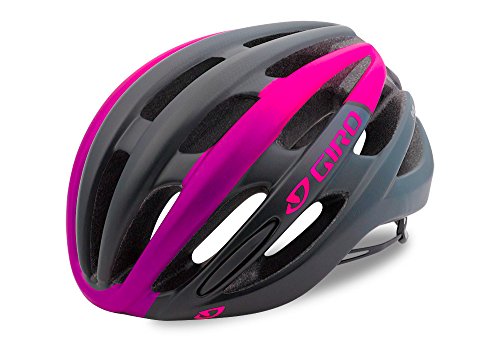 Giro Saga Womens Road Cycling Helmet - Small (51-55 cm), Matte Bright Pink/Black (2017)