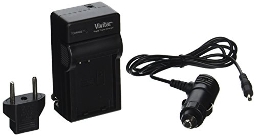 Chargeur Vivitar pour Nikon EN-El23 noir compact pour voyage