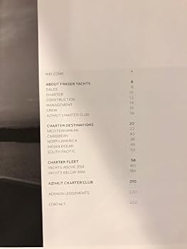 Hardcover Fraser Yachts: Charter Porfolio 2008 Book