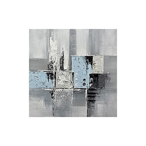 Tableau moderne abstrait peinture main art mural texturé - 2