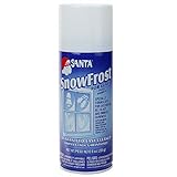 Santa Winter White Snowfrost Christmas Artificial Snow Spray for Glass- 9 Ounces