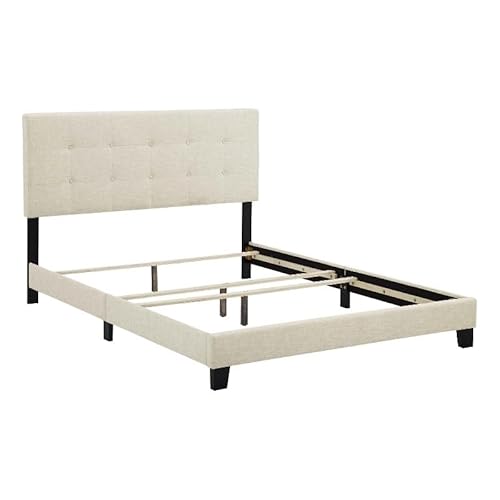 Modway Mod-6000-Bei Amira Tufted Fabric Upholstered Full Bed Frame With Headboard In Beige #TOP14