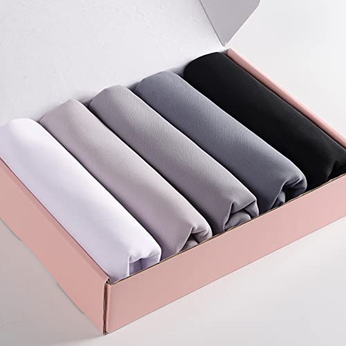 Image of 4 PCS Muslim Women Soft Premium Solid Chiffon Hijab Scarves Shawl Long Scarf Wrap Scarves with Gift Box (Mix color C)