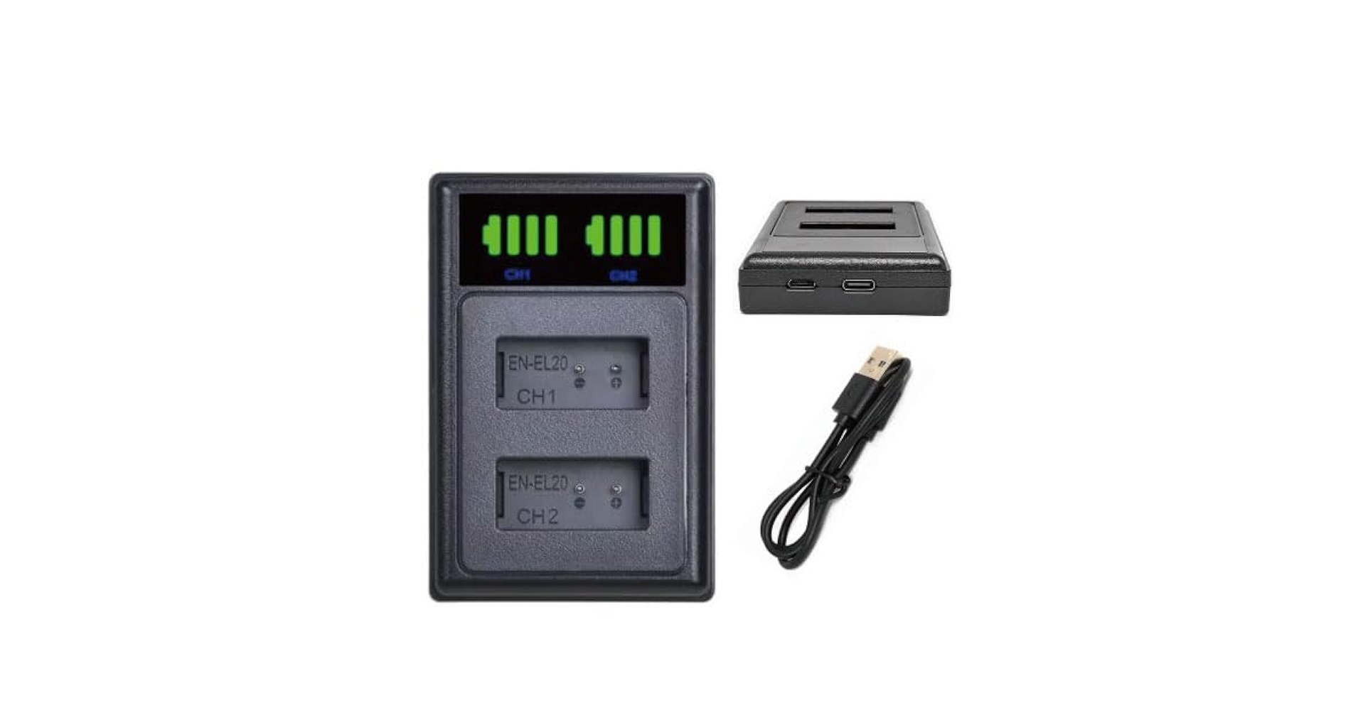 Amazon | バッテリーキング バッテリー2個同時充電可 ニコン対応