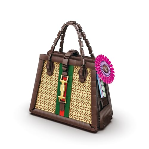 Lynda DIY Handbag Building Block, Suitable for Mom, Girlfriend as, Office Or Family White...