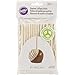 Wilton 30/Pack Bamboo Lollipop Sticks, 5-Inch,White