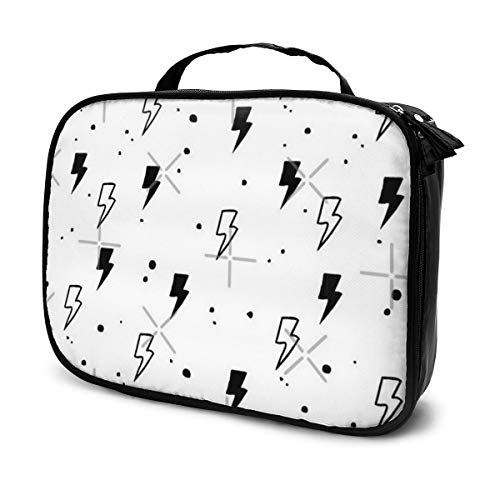 Preisvergleich Produktbild Kosmetiktasche Spektakuläre Lightning Karte Aufbewahrungstasche tragbar multifunktionale Tragetasche geeignet für Sport Fitnessstudio Yoga Strand Baden