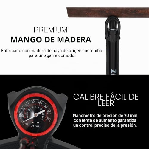 Hinchador de pie Profil Max FP60 CN con sistema Z-Switch de 12 bar 6