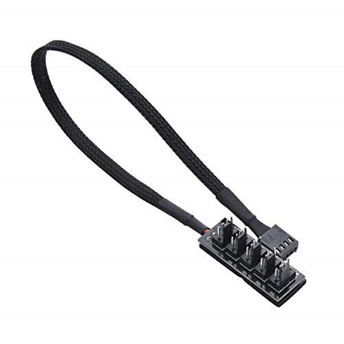 Gelid Solutions 1-to-4 PWM USB Hub - Connect 1 Motherboard PWM Fan Header to up to 4 Fans - Compatible with All 3 and 4-pin PWM Fans