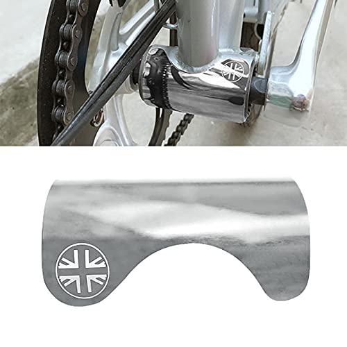 Autocollant Moto,Autocollants RéFléChissants 2 plaquettes de protection de châssis de vélo alliage PCS Utilisation adaptée pour support de fond de vélo...