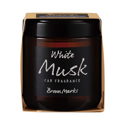 Image of CARALL Brown Marks Gel White Musk Car Air Freshener (160 gm)