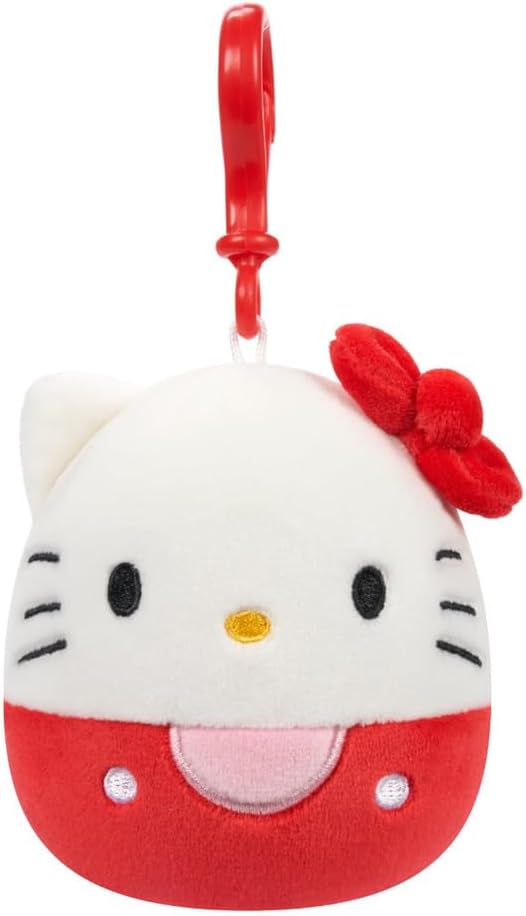 Squishmallows Sanrio Little Plush Clip On - Hello Kitty