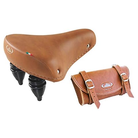 Original Montegrappa Saddle Ultra Soft Synthetic Leather MOD 013 (Miele) + Storage Bag MOD. 0016 (Miele) Cover