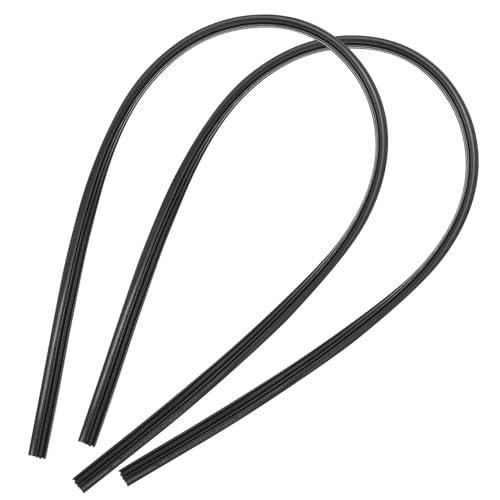 ABOOFAN 2 pezzi Strisce in Gomma per Spazzole Tergicristallo Auto e Nero Resistenti e Facili da Sostituire Guarnizioni per Gommini Tergicristalli Auto