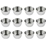 Saucenbecher mit eleganter Edelstahloptik und robusten Konstruktionen, die ihnen eine moderne Ausstrahlung verleihen. Zum Stapeln- die Schalen sind platzsparend ineinander stapelbar und schnell verstaut.