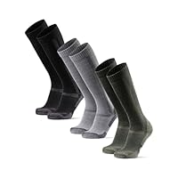 DANISH ENDURANCE Calze Lunghe da Trekking in Lana Merino, Calzini Anti Vesciche, da Uomo e Donna, 1 o 3 Paia