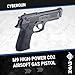 Evike Airsoft - Win Gun High Power M9 CO2 Powered Airsoft Gas Airsoft Pistol - Black