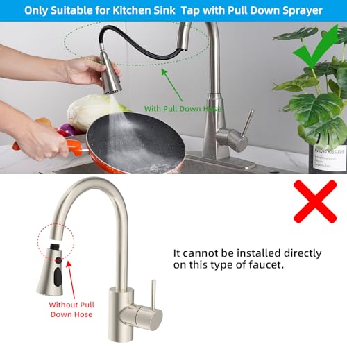 Hibbent CAPD75032SPRAY3 Pull Down Kitchen Faucet Head Replacement thumb #6