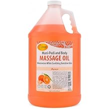 SPA REDI Mandarin Massage Oil Professional & Family Skin Nourishment Treatment | Legacy of Trust & Universal Gentleness | Premium Nourishment for Loyalty & Peace of Mind | 128 Oz Gallon