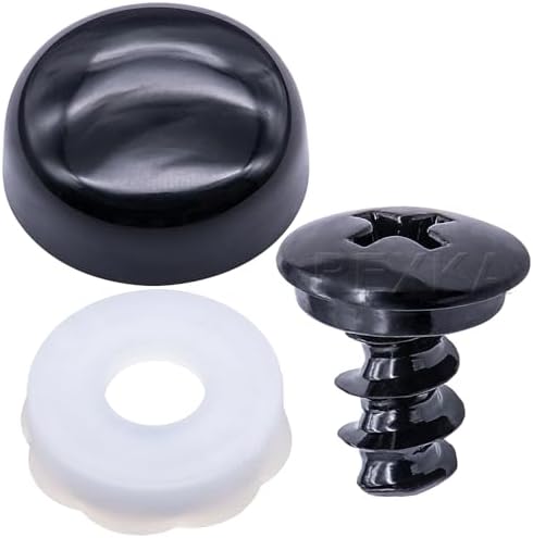 Amazon.com: Rexka 4 Sets M5x8mm Security Anti Theft Auto Front License ...