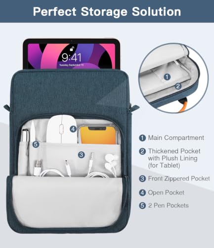 Image of MoKo 9-11 Inch Tablet Sleeve Bag Handle Carrying Case with Shoulder Strap