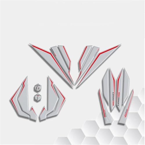 Kit protection Katana 1000 au fini gel titane premium pour motards