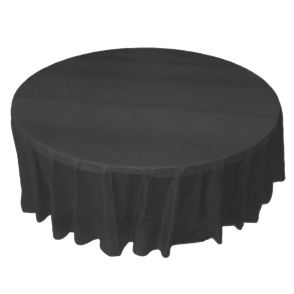 Round Disposable Table Cloth Tablecloths Wedding Birthday Party Black|Party Tableware & Serveware|Home & Garden-image-32